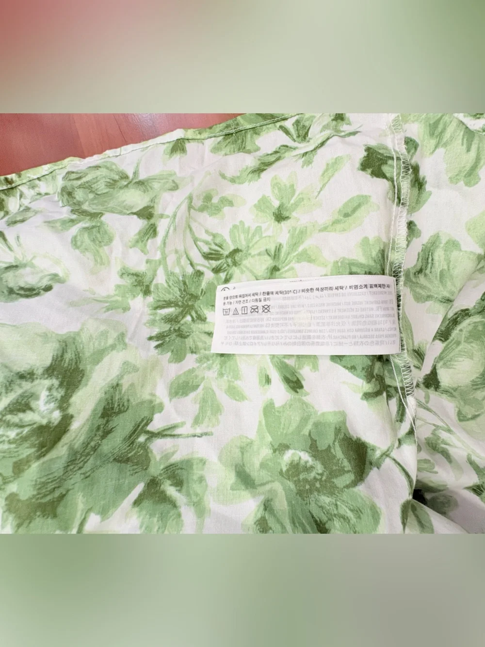 Abercrombie & Fitch White and Green Floral Maxi Dress